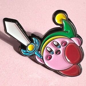 Legend of Zelda Link X Kirby Enamel Pin